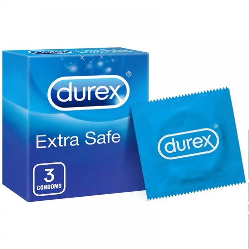 Durex Extra Safe Slightly Thicker Condom, Pack of 3