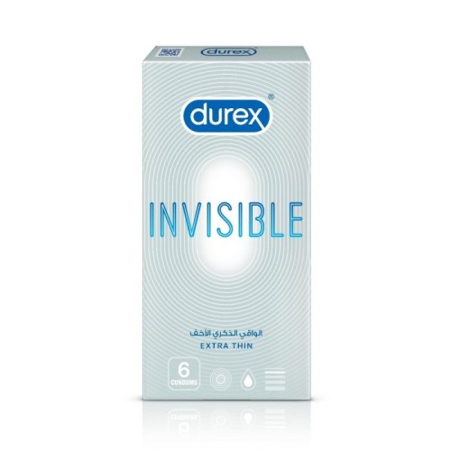 Durex Invisible Extra Thin 6 Pcs 